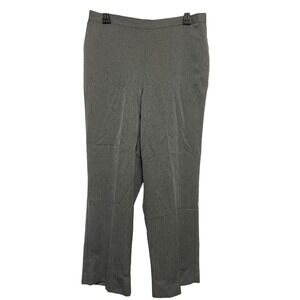 Alfred Dunner Pants‎ Womens Size 14 Gray Pull On Elastic Waist